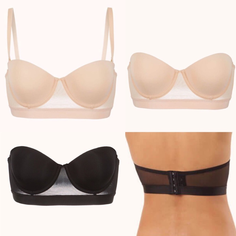 Convertible Mesh detail Bra